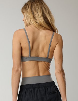 OFFLINE By Aerie Real Me XTRA Rib Triangle Sports Bra