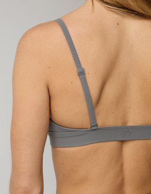 OFFLINE By Aerie Real Me XTRA Rib Triangle Sports Bra