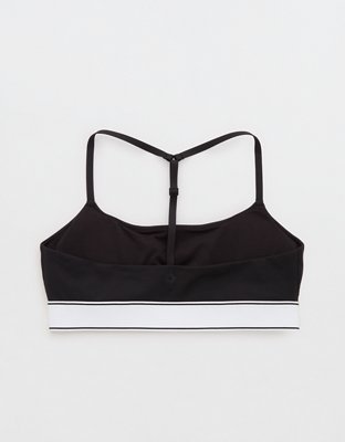 OFFLINE By Aerie The Hugger Logo Elastic Sports Bra