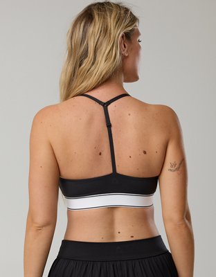 OFFLINE By Aerie The Hugger Logo Elastic Sports Bra