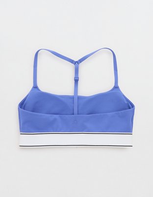 OFFLINE By Aerie The Hugger Logo Elastic Sports Bra