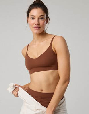 Soutien-gorge de sport à encolure double en V On-The-Go Real Me XTRA OFFLINE d’Aerie