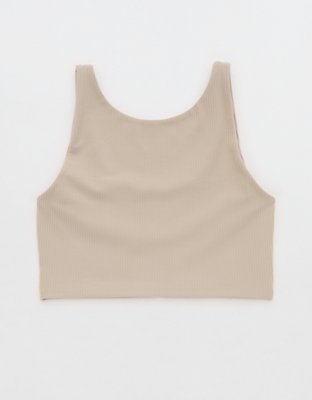 OFFLINE By Aerie Real Me XTRA Rib Switch Up High Neck Sports Bra