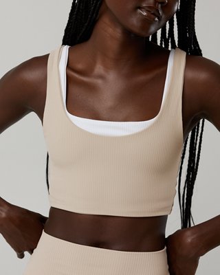 OFFLINE By Aerie Real Me XTRA Rib Switch Up High Neck Sports Bra
