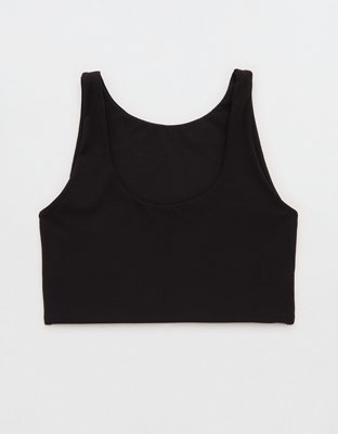 OFFLINE By Aerie Real Me XTRA Switch Up Bra Deportivo en Punto Elástico con Cuello Alto