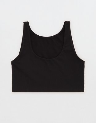 OFFLINE By Aerie Real Me XTRA Switch Up Bra Deportivo en Punto Elástico con Cuello Alto