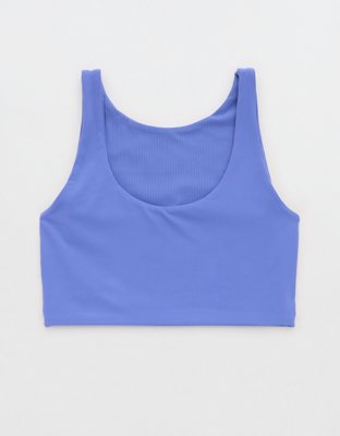 OFFLINE By Aerie Real Me XTRA Rib Switch Up High Neck Sports Bra