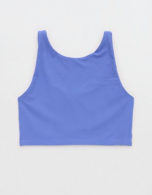 OFFLINE By Aerie Real Me XTRA Rib Switch Up High Neck Sports Bra