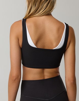 OFFLINE By Aerie Real Me XTRA Rib Switch Up V-Neck Sports Bra