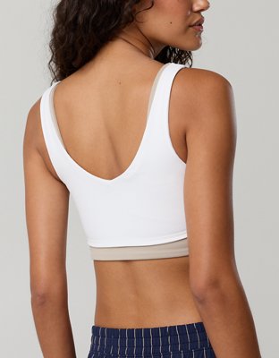 OFFLINE By Aerie Real Me XTRA Rib Switch Up V-Neck Sports Bra