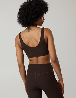 OFFLINE By Aerie Real Me XTRA Rib Switch Up V-Neck Sports Bra