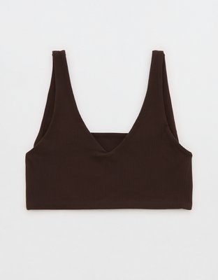 OFFLINE By Aerie Real Me XTRA Rib Switch Up V-Neck Sports Bra
