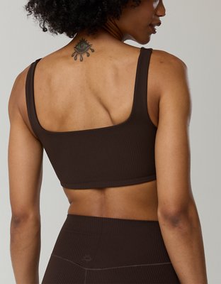 OFFLINE By Aerie Real Me XTRA Rib Switch Up V-Neck Sports Bra