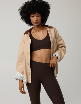 OFFLINE By Aerie Real Me XTRA Rib Switch Up V-Neck Sports Bra