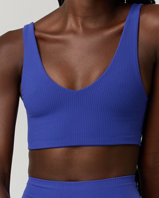 OFFLINE By Aerie Real Me XTRA Rib Switch Up V-Neck Sports Bra