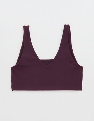 OFFLINE By Aerie Real Me XTRA Rib Switch Up V-Neck Sports Bra