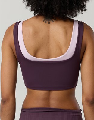 OFFLINE By Aerie Real Me XTRA Rib Switch Up V-Neck Sports Bra