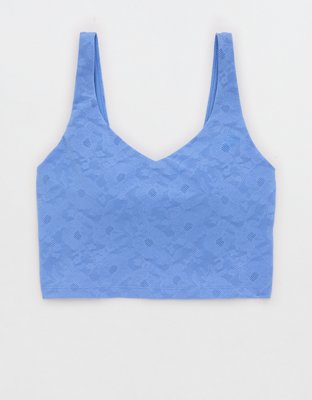 OFFLINE By Aerie Lace Low Key Longline Sports Bra