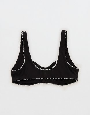 OFFLINE By Aerie Real Me XTRA Rib Picot Sports Bra
