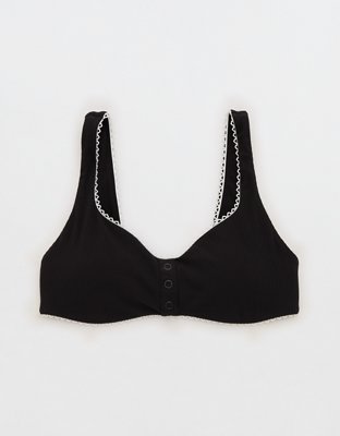OFFLINE By Aerie Real Me XTRA Rib Picot Sports Bra