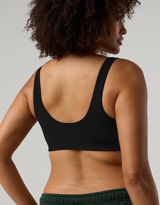 OFFLINE By Aerie Real Me XTRA Ribbed Classic Sports Bra