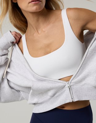 OFFLINE By Aerie Real Me XTRA Ribbed Classic Sports Bra