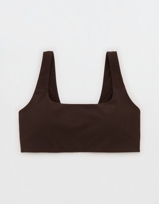 OFFLINE By Aerie Real Me XTRA Ribbed Classic Sports Bra