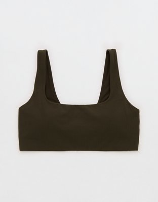 OFFLINE By Aerie Real Me XTRA Ribbed Classic Sports Bra