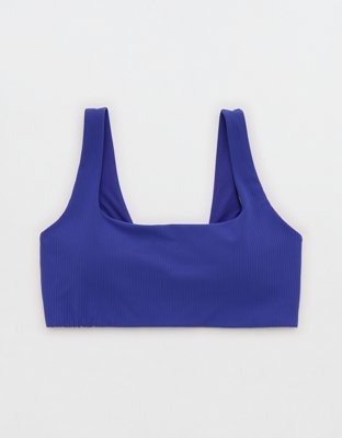 OFFLINE By Aerie Real Me XTRA Ribbed Classic Sports Bra