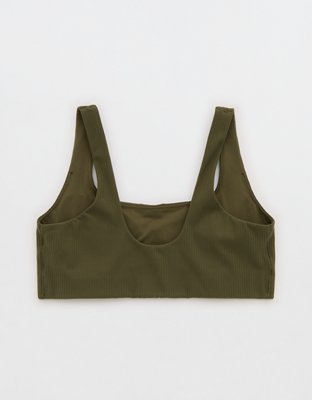 OFFLINE By Aerie Real Me XTRA Ribbed Classic Sports Bra