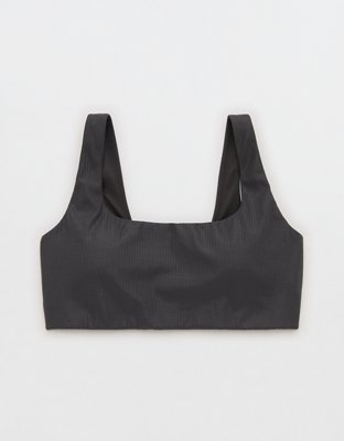 OFFLINE By Aerie Real Me XTRA Rib Foil Classic Sports Bra