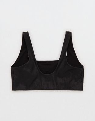 OFFLINE By Aerie Real Me XTRA Rib Foil Classic Sports Bra
