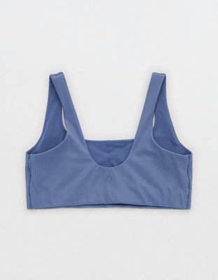 OFFLINE By Aerie Real Me XTRA Rib Foil Classic Sports Bra