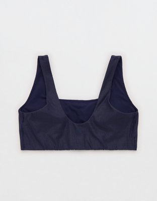 OFFLINE By Aerie Real Me XTRA Rib Foil Classic Sports Bra