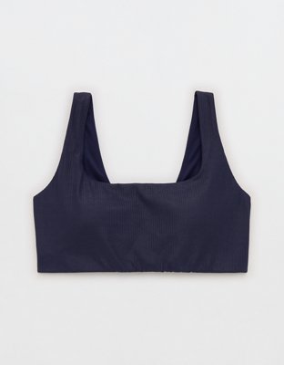 OFFLINE By Aerie Real Me XTRA Rib Foil Classic Sports Bra