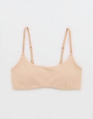 OFFLINE By Aerie Jacquard Twill Curved Band Sports Bra