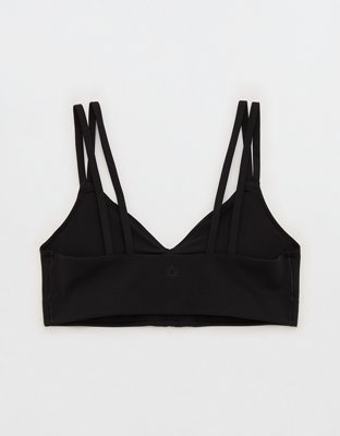OFFLINE By Aerie Real Me Ruched Strappy Sports Bra
