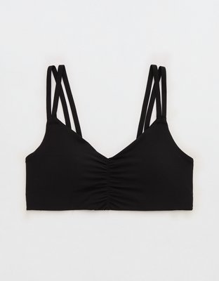 OFFLINE By Aerie Real Me Ruched Strappy Sports Bra