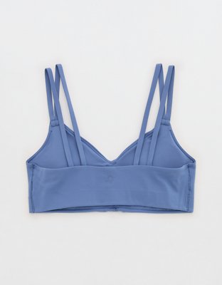 OFFLINE By Aerie Real Me Ruched Strappy Sports Bra