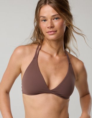 OFFLINE By Aerie Real Me XTRA Twist Halter Sports Bra