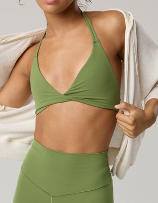 OFFLINE By Aerie Real Me XTRA Twist Halter Sports Bra from American Eagle - $29.96