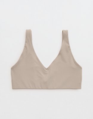 OFFLINE By Aerie Real Me XTRA Classic Double V Sports Bra Women's Stone Harbor M