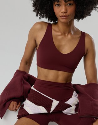 OFFLINE By Aerie Real Me XTRA Classic Double V Sports Bra