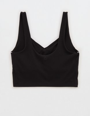 OFFLINE By Aerie Real Me Track Low Key Longline Sports Bra