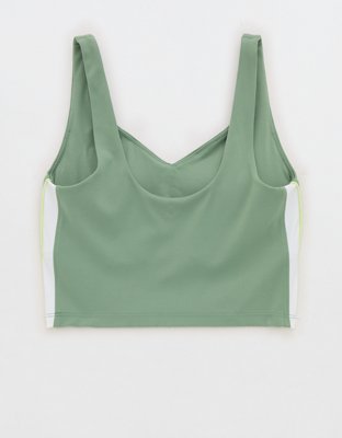 OFFLINE By Aerie Real Me Track Low Key Longline Sports Bra