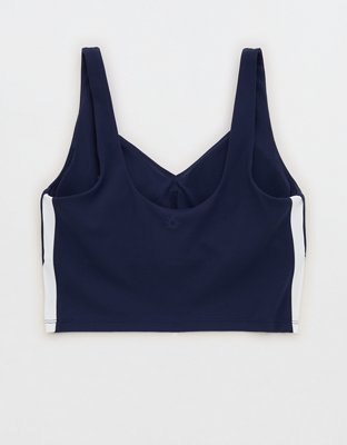 OFFLINE By Aerie Real Me Track Low Key Longline Sports Bra