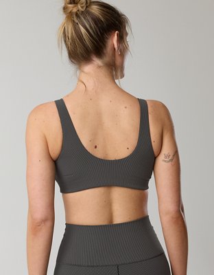 OFFLINE By Aerie Stripe Rib Classic Sports Bra