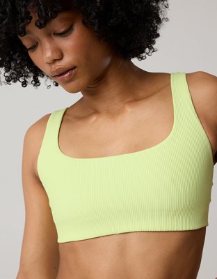 OFFLINE By Aerie Stripe Rib Classic Sports Bra