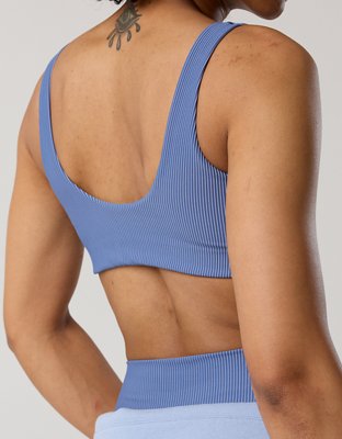 OFFLINE By Aerie Stripe Rib Classic Sports Bra