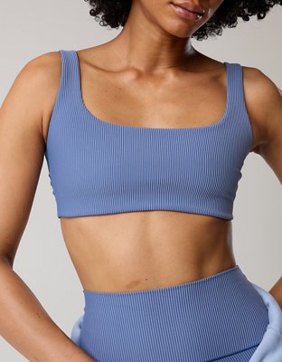 OFFLINE By Aerie Stripe Rib Classic Sports Bra from American Eagle - $26.21